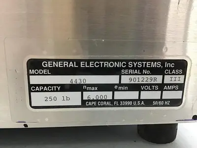 USED GENERAL ELECTRONIC SYS 4430