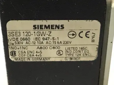 USED SIEMENS 3SE3 120-1GW-Z
