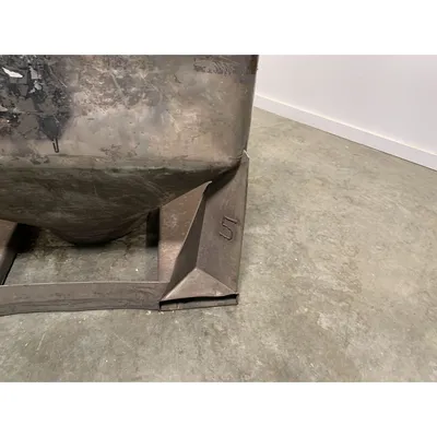 Used 1000 Liter (35 cu. Ft) IBC Matcon Stainless Steel Portable Tote Bin