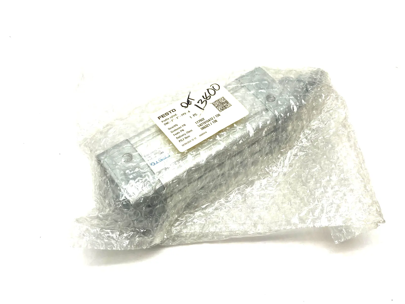 NEW FESTO PROFILE CYLINDER 3" STROKE, 2" BORE