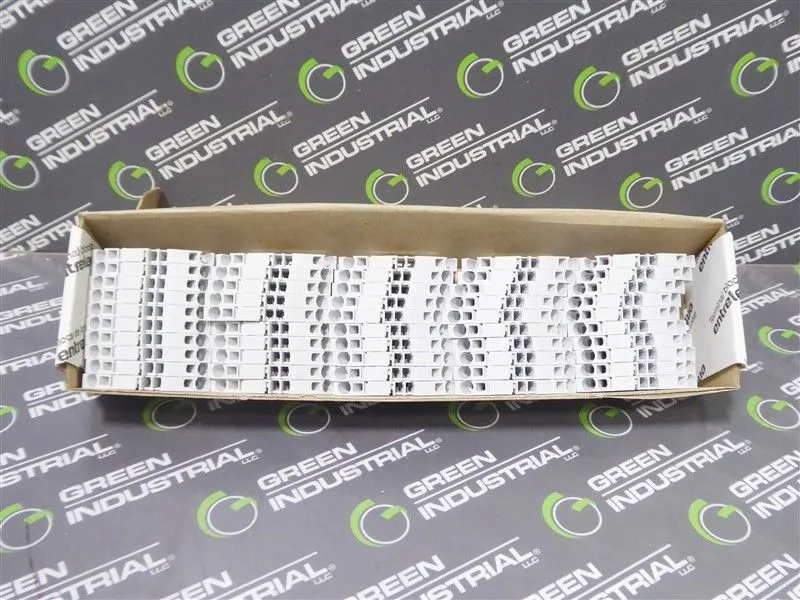 Box of 50 ABB 1SNK706010R0000 Feed-Through Spring Clamp Terminal Blocks 32A New NIB