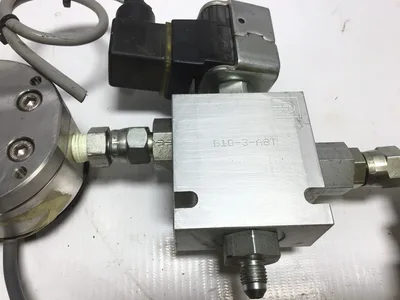 Burkert B10-3-AST Pneumatic Volume Booster with Single Gauge Solenoid Valve