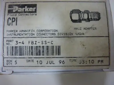 NEW PARKER 3-4 FBZ-SS-C