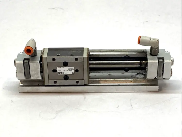Used SMC AIR SLIDE TABLE 6MM BORE 50MM STROKE Cylinders Michigan US | Maverick Industrial Sales #1092701