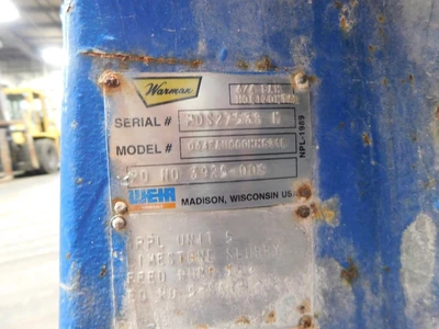 Used Warman _UNKNOWN_ Centrifugal Pumps Ohio US | Equipment Recovery Corp. #1331339