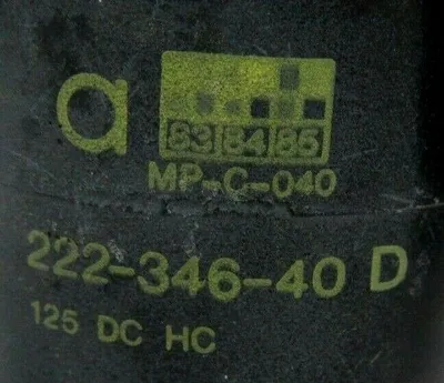 NEW ASCO 222-346-40D COIL 125VDC MP-C-040 22234640D
