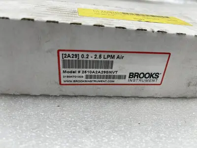 Brooks Instrument Model 2510a2a29snvt Stock K-2153