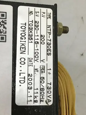 USED TOYOGIKEN NTP-730ES