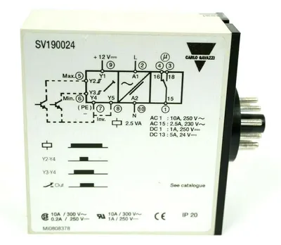 NEW CARLO GAVAZZI SV190024 DUAL LEVEL RELAY