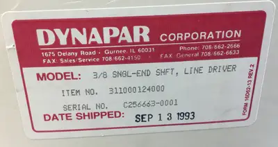 USED Dynapar Encoder