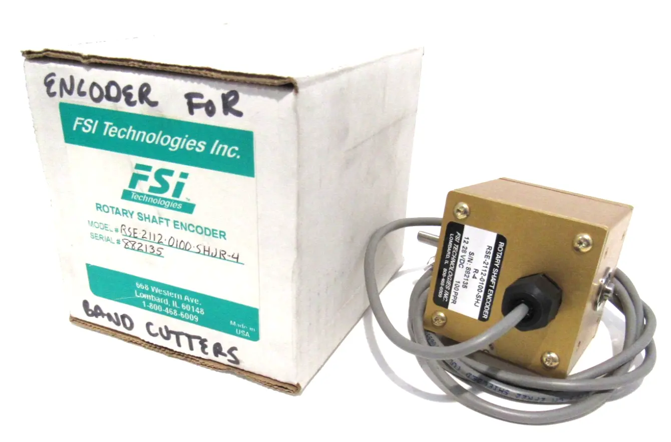NEW FSI TECHNOLOGIES RSE-2112-0100-SHJ-R-4 ENCODER RSE21120100SHJR4