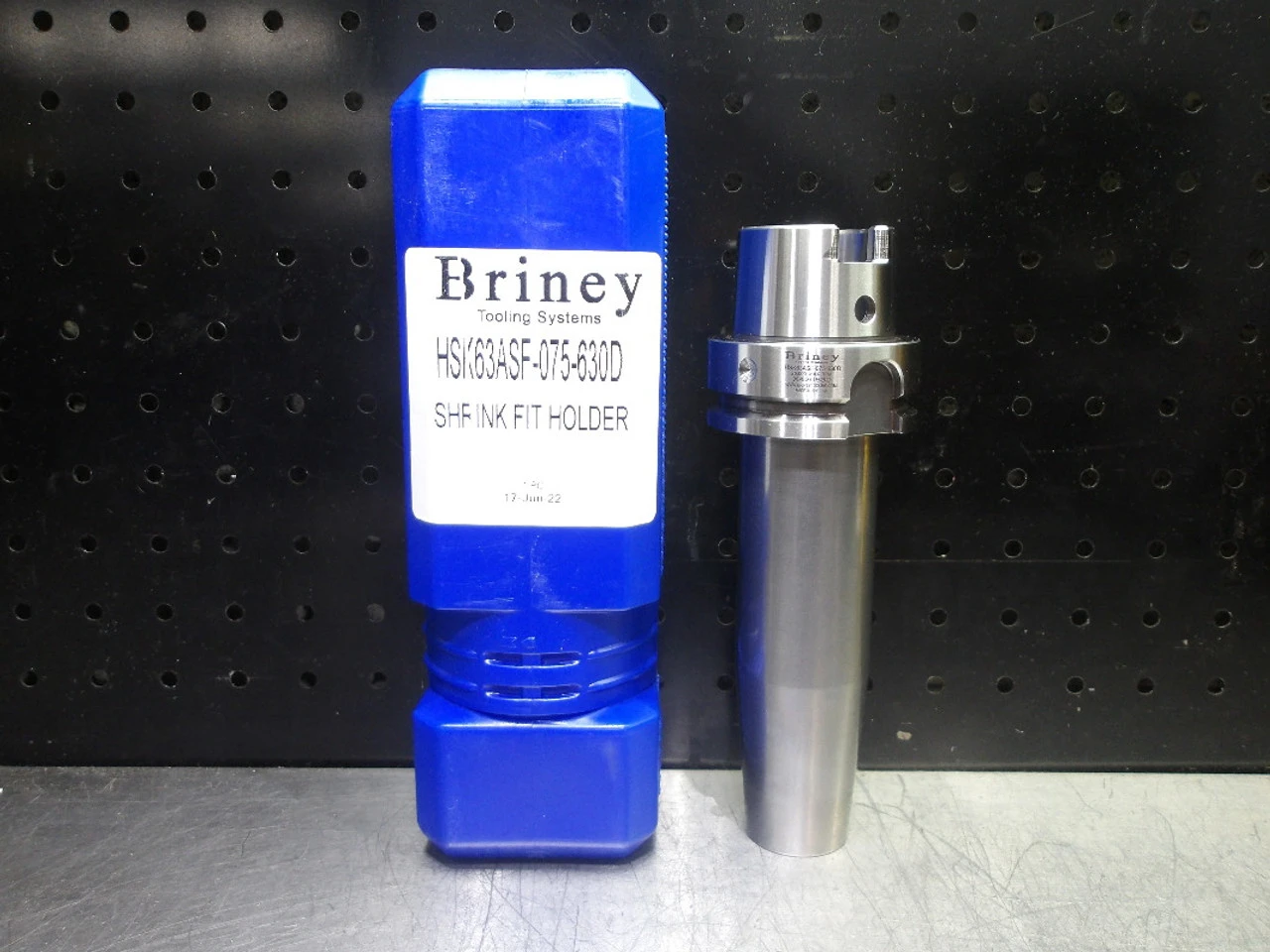 Briney HSK63A 3/4" Shrink Fit Tool Holder 6.3" Pro HSK63ASF-075-630D (LOC2303A)