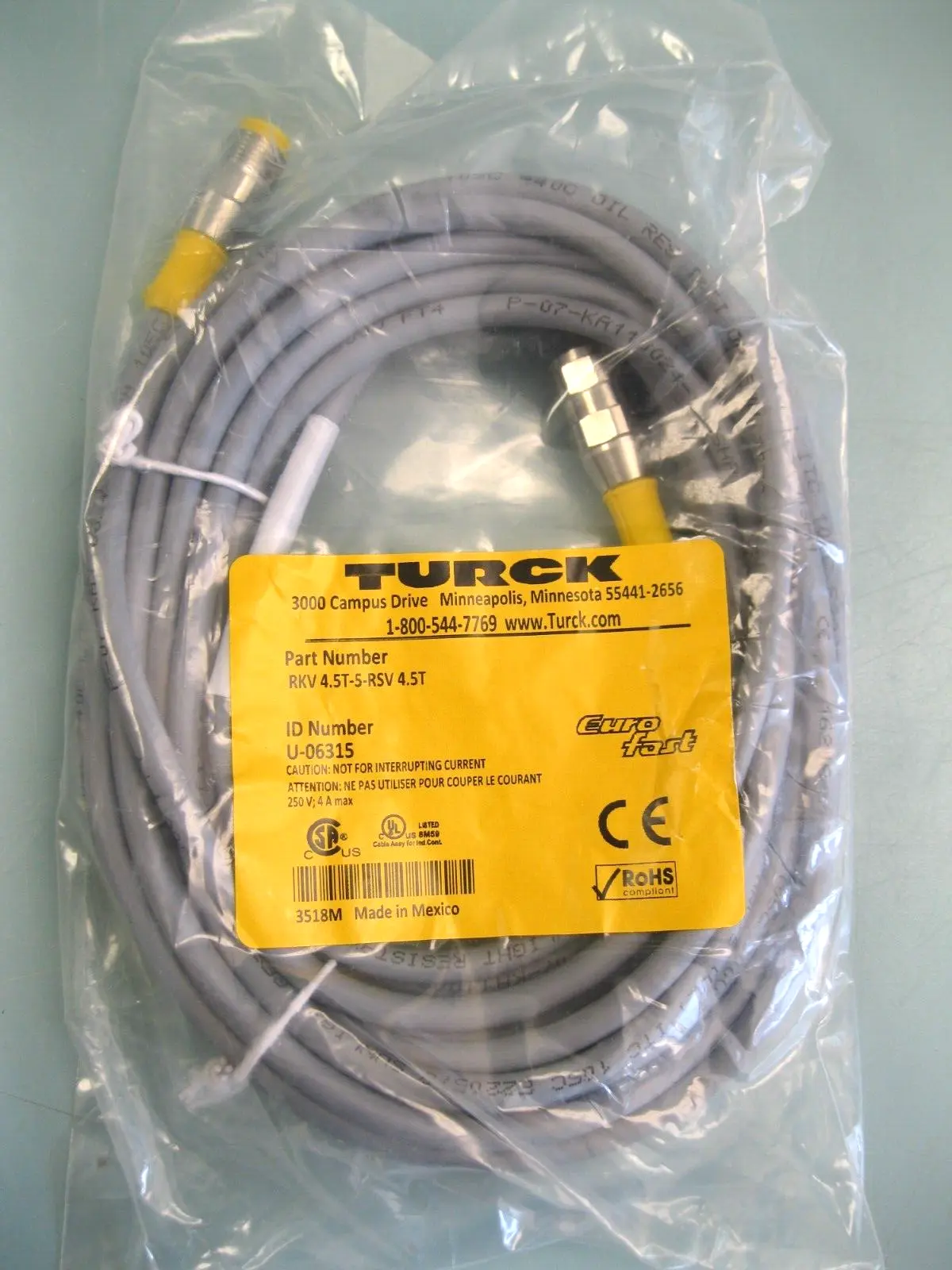 NEW Turck U-06315
