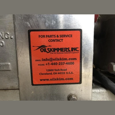 USED OIL SKIMMERS INC. 5H BRILL