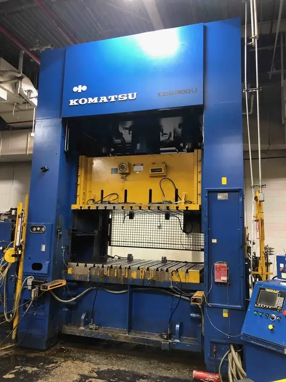 1988 KOMATSU #E2G-300UD Presses-Straight Side D.C. | Asset Exchange Corporation