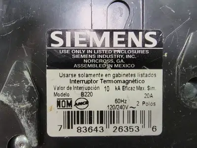 USED SIEMENS B220