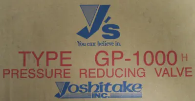 NEW YOSHITAKE GP-1000H PRESSURE REDUCING VALVE GP1000H