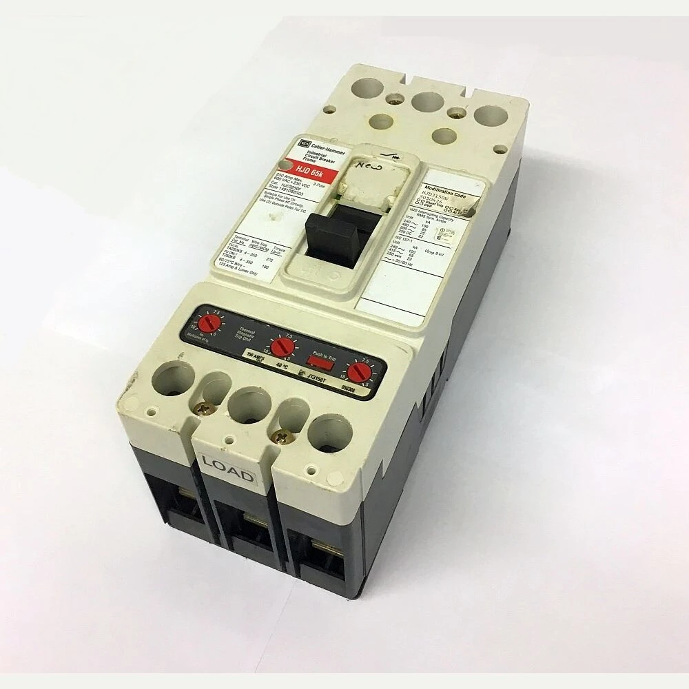 Cutler Hammer 3 Pole 250 Amp HJD 65k Breaker