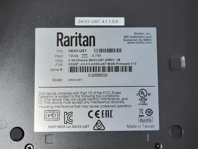 NEW RARITAN DKX3-UST