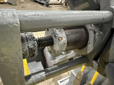2500 LBS X 12" COOPER WEYMOUTH DOUBLE END PULL-OFF COIL REEL UNCOILER: STOCK #22618