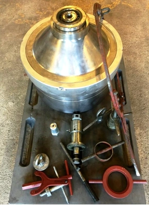 Alfa-Laval SRG 214H-14CH-50 hermetic separator, 316SS.