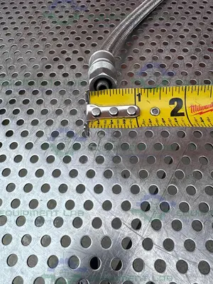 Unbranded 36" Stainless Steel Braided Hose w/ 1/2" NPT Fittings