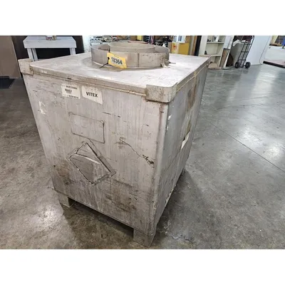 Used 395 Gallon IBC Stainless Steel Portable Liquid Tote Pressure Rated