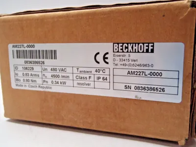 USED BECKHOFF SERVO MOTOR