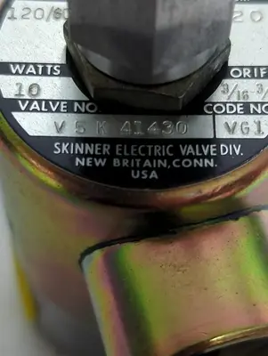 New | in-Stock SKINNER V5K 41430 Solenoid Valves Ohio US | Surplus Asset Holdings #1403079