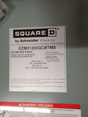 NEW SQUARE D EZM31200GCBTMS