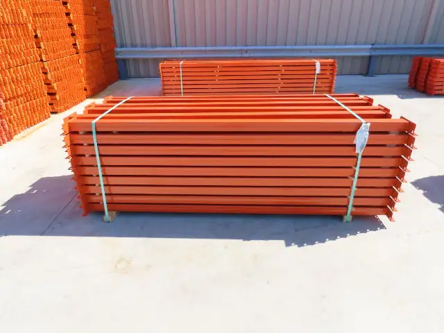 Interlake 96"x 5" Teardrop Pallet Racking Rack Step Beam Crossmember 6820Lb 50E