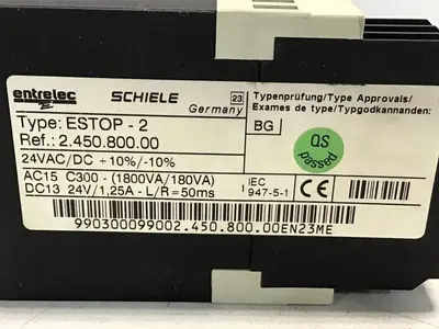 USED ENTRELEC ESTOP-2