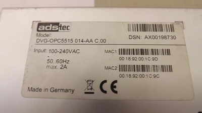 Used ADSTEC _UNKNOWN_ Electrical Panels | OCO Industrial #1645790