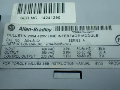 USED ALLENBRADLEY 2094BL02