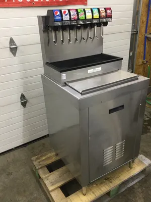 Cornelius CB2323A, 8 Flavor Soda Dispenser w/ 100# Ice Bin