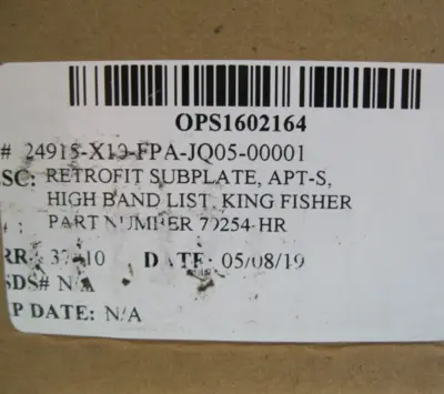 USED Kingfisher Company Inc. APT-S