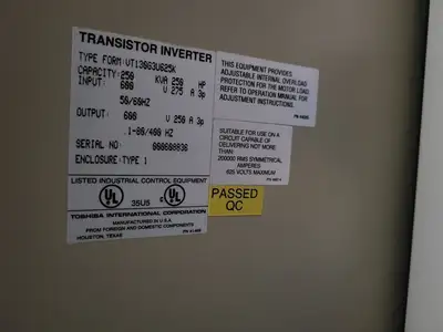 USED TOSHIBA VT130G3U625K