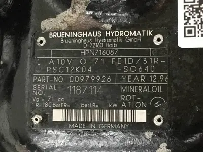 USED BRUENINGHAUS HYDROMATIK L A10V O 71 FE1D/31R-PSC12K04-SO640