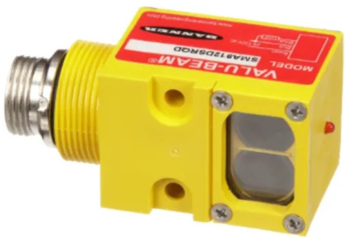 Banner Engineering SMA912DSRQD 25383 Photoelectric Sensor, Diffuse, 381 mm Range [New]