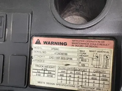Used 2017 CATERPILLAR DP55N1 Internal Combustion Forklifts: Pneumatic Tire Texas US | 4K Lift Co #1503956