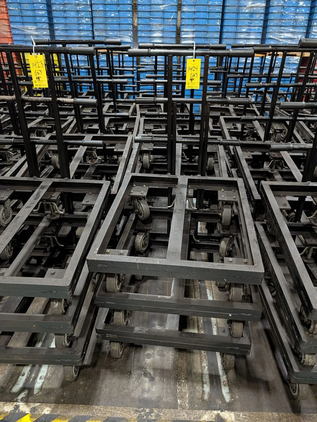 (18) Rolling Material Carts