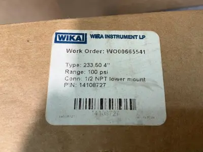 Used WIKA _UNKNOWN_ Miscellaneous MRO Ohio US | HGR 24 #1521306