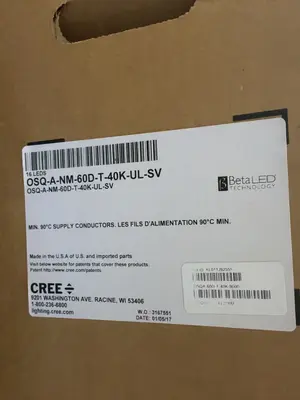 USED CREE LIGHTING OSWANM60DT40KULSV