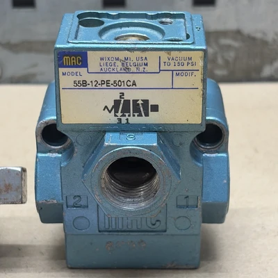 Used MAC 55B-12-PE-501CA Valves/Fittings Indiana US | J&J Industrial Supply #1704496