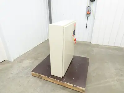 Hoffman Electrical Enclosure 42x36x10" Backplate Wall Mount 100A Disconnect