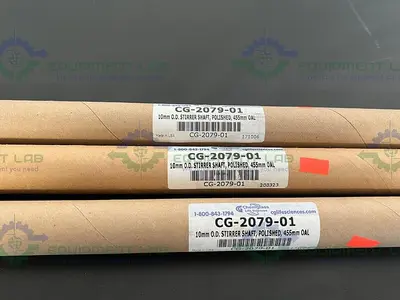 NEW CHEMGLASS CG-2079-01 BUTTON STYLE POLISHED STIRRER SHAFT 10MM