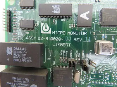 Liebert 02-810000-00 Micro Monitor Circuit Board PCB Card Module Rev 14