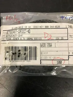 BZT52C4V7-13-F QTY 63