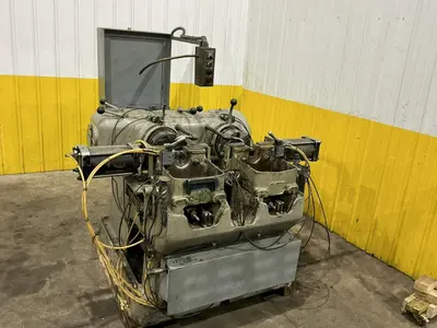 2 SPINDLE x 1.25" LANDIS THREADER / THREADING MACHINE: YOBRO #24699