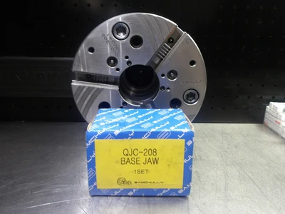 Samchully 8" 3 Jaw Quick Jaw Change Thru Hole Power Chuck QJC-208 (LOC216)